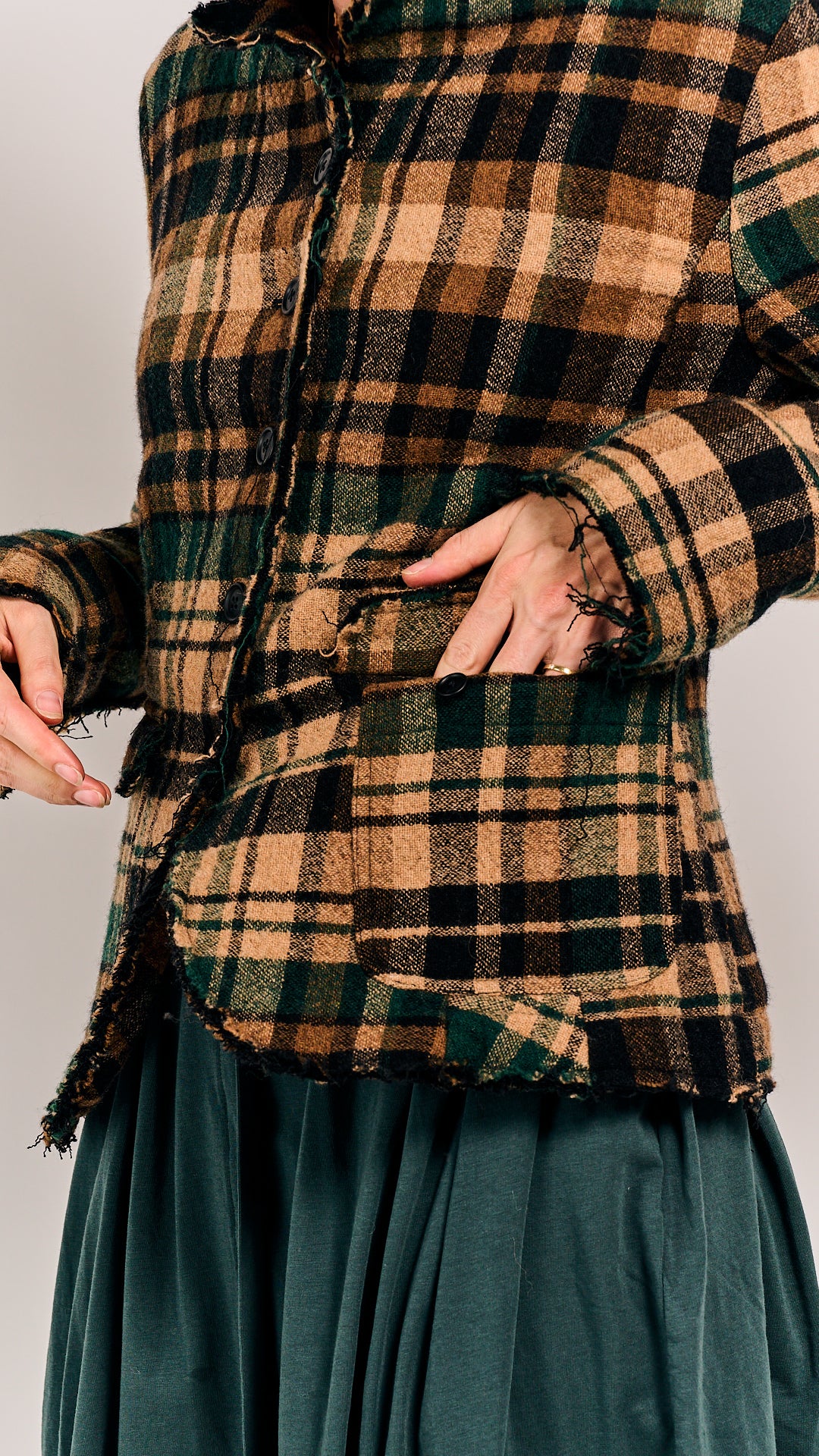 Rundholz Black Label Jacket Forest Check
