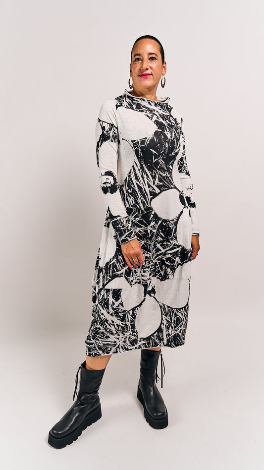 Rundholz Black Label Dress Offwhite Print