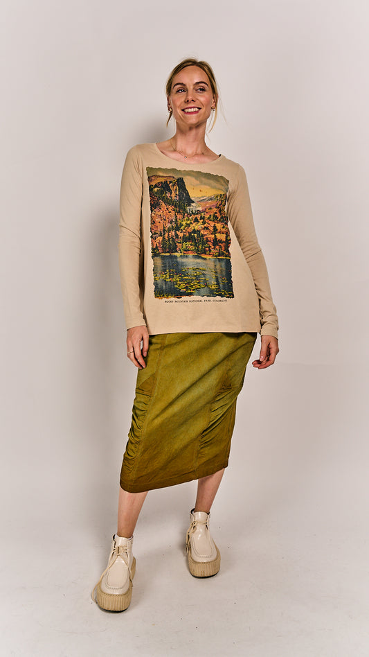 Rundholz Black Label Shirt Mountain Print
