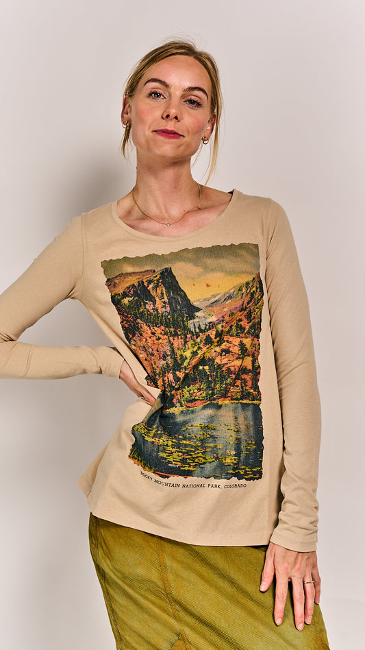 Rundholz Black Label Shirt Mountain Print