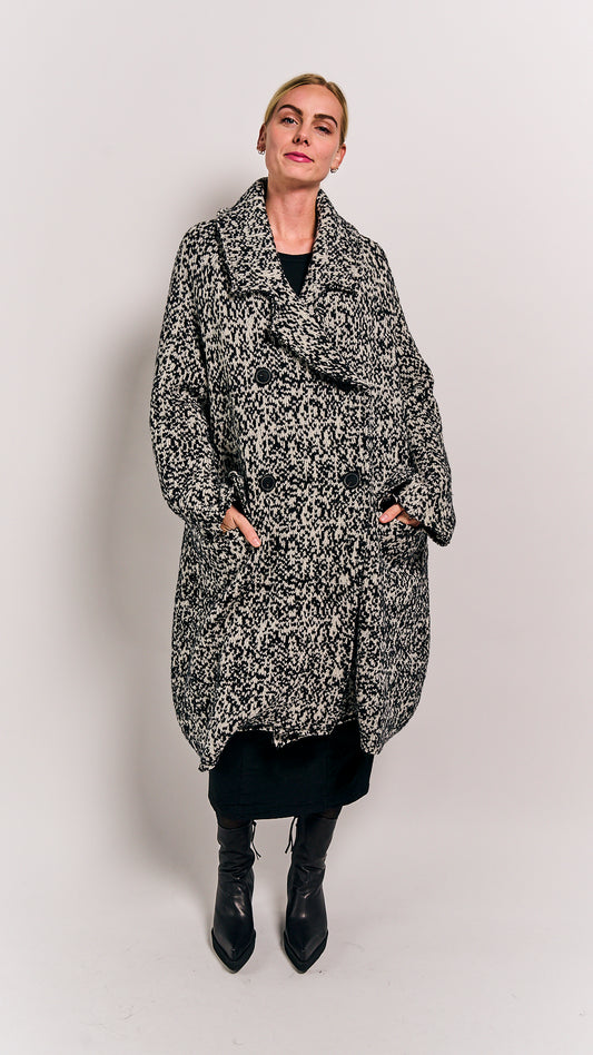 Rundholz Mainline Coat Bone Jacquard