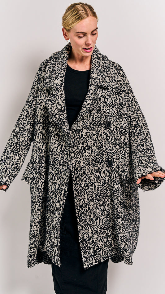 Rundholz Mainline Coat Bone Jacquard