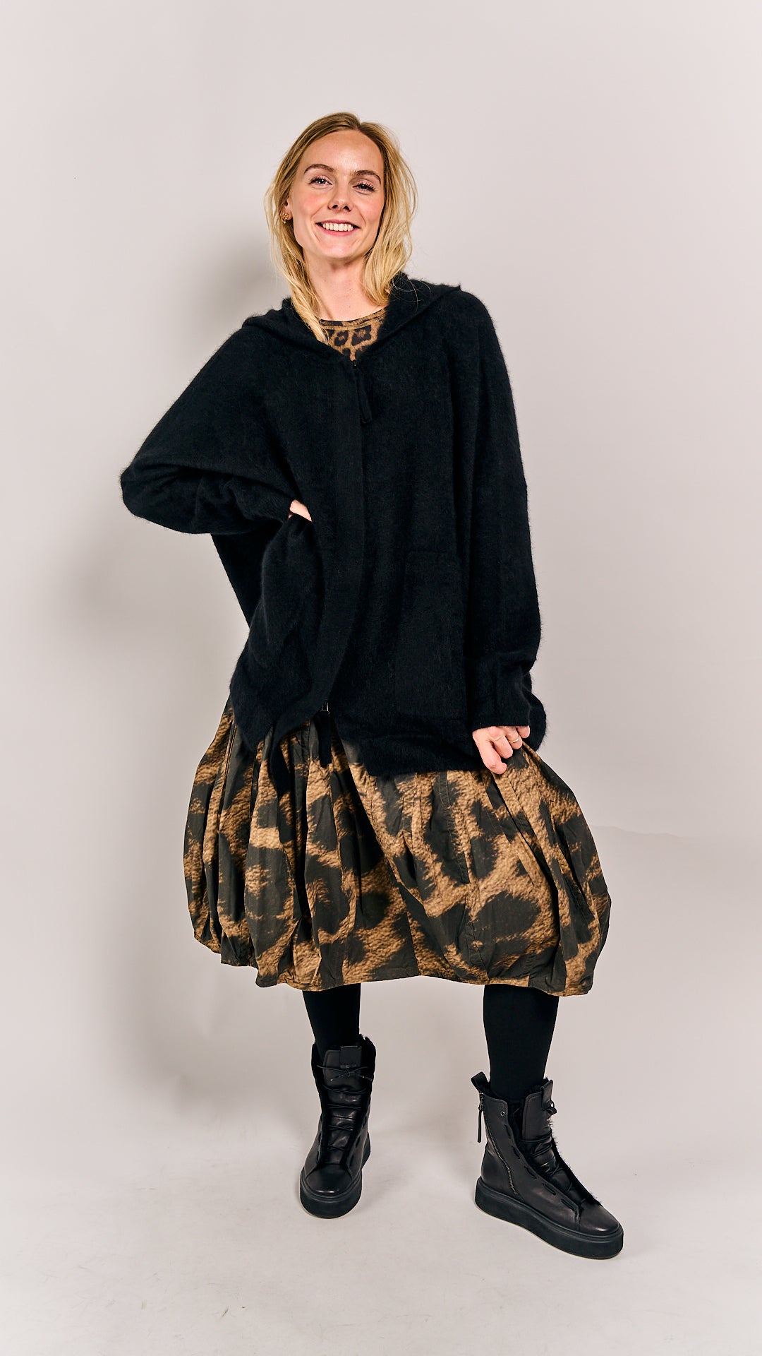 Rundholz Mainline Racoon Cardigan Black