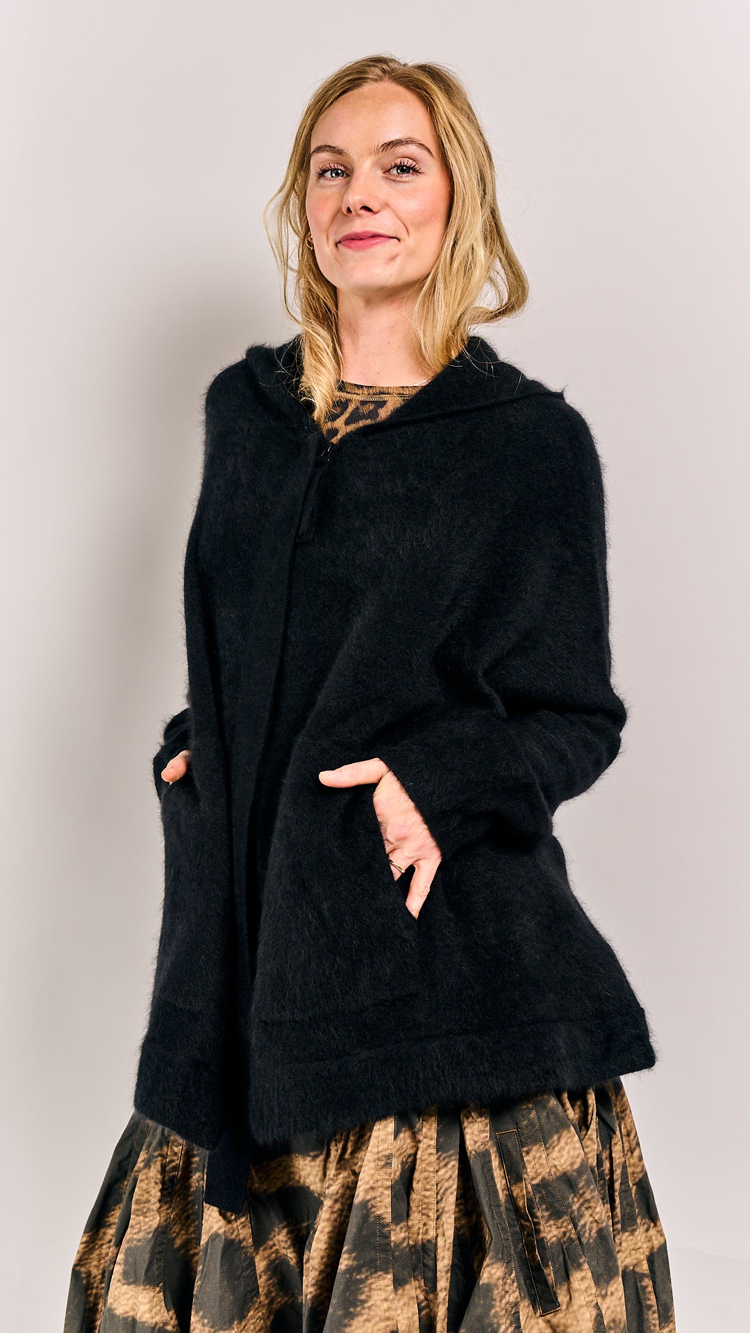 Rundholz Mainline Racoon Cardigan Black