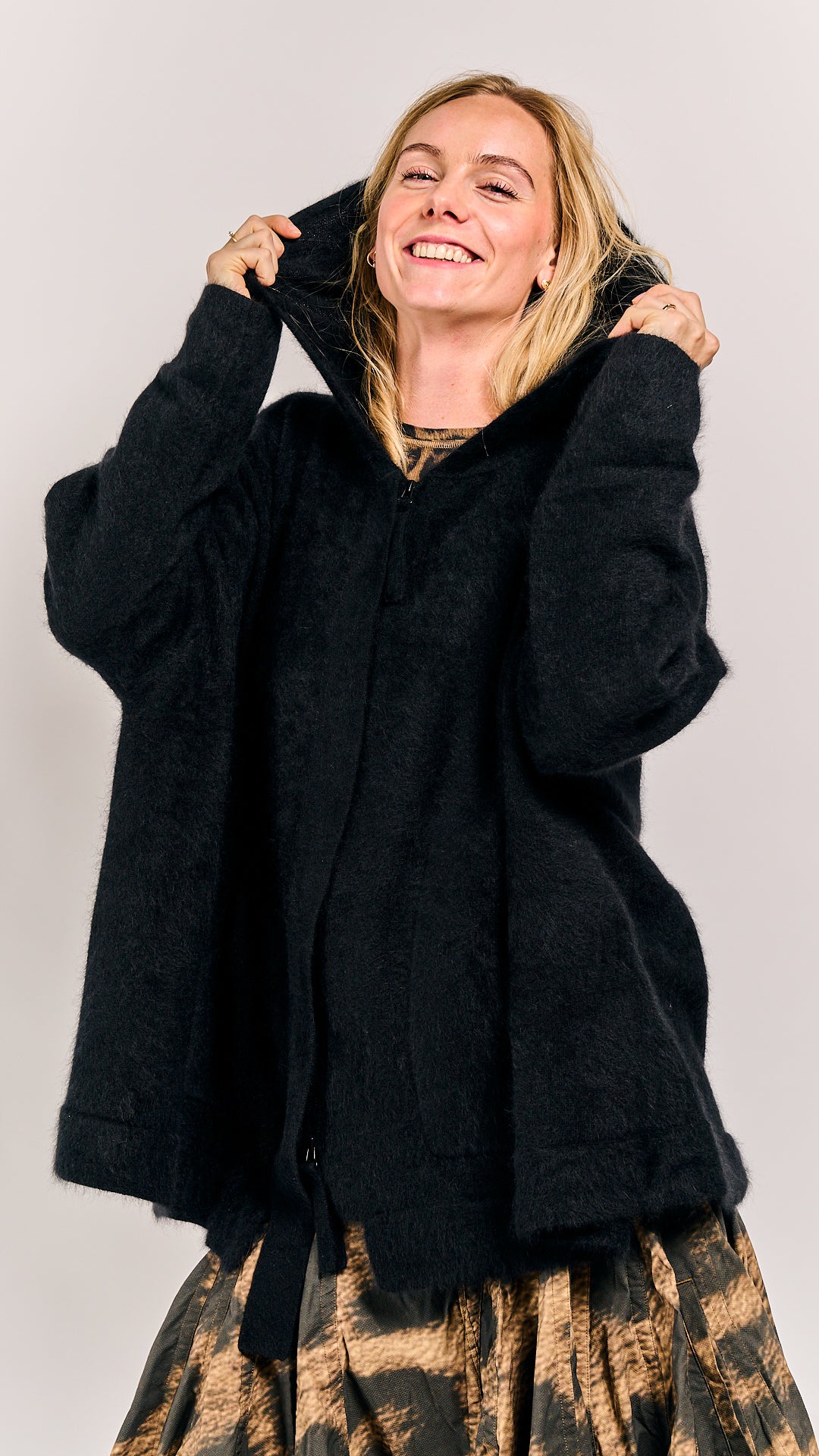 Rundholz Mainline Racoon Cardigan Black