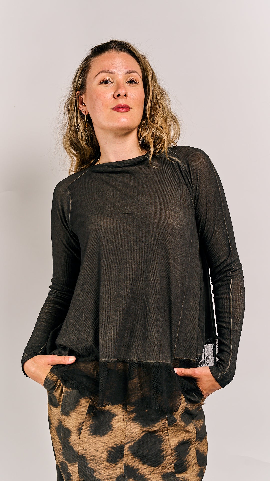 Rundholz DIP Shirt Black Cloud