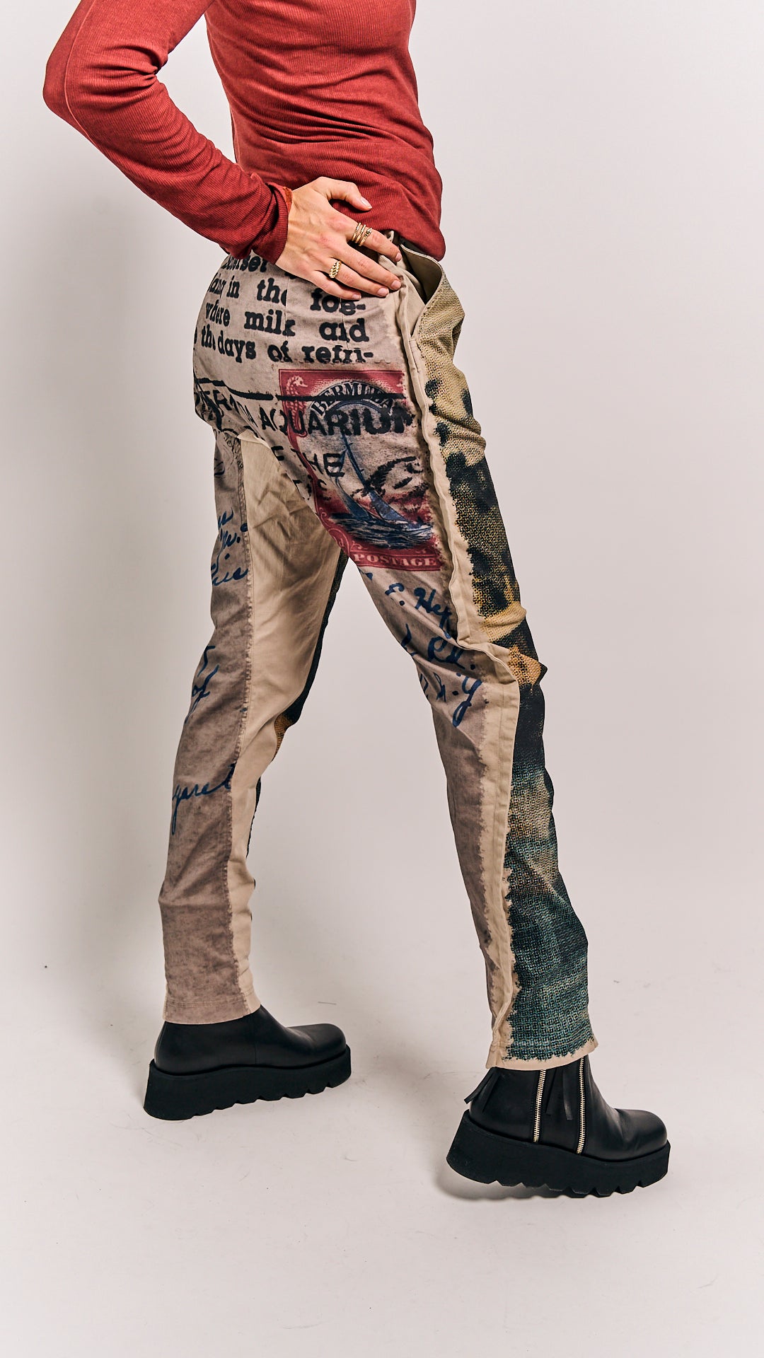 Rundholz DIP Trousers Scene Print