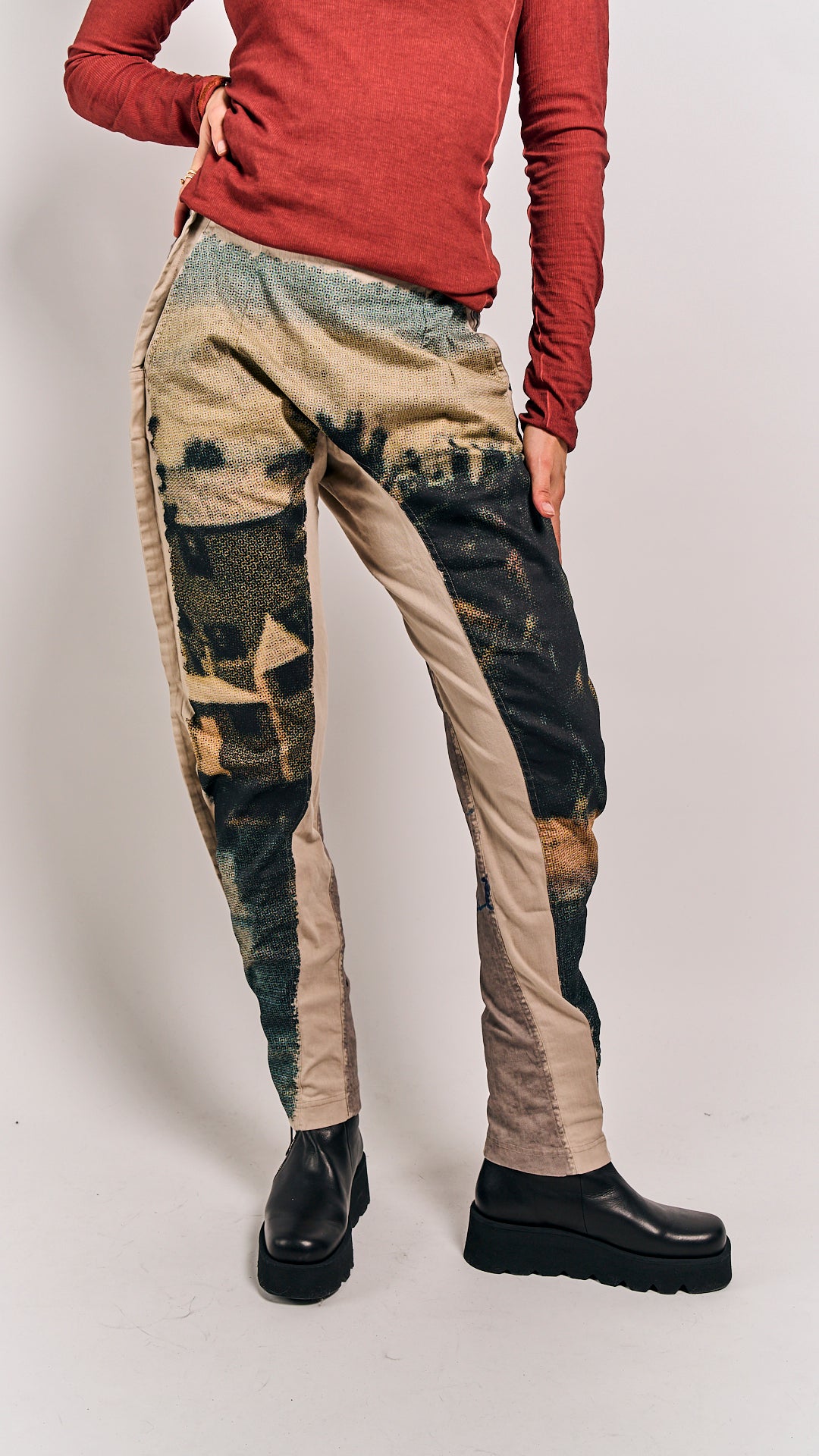 Rundholz DIP Trousers Scene Print