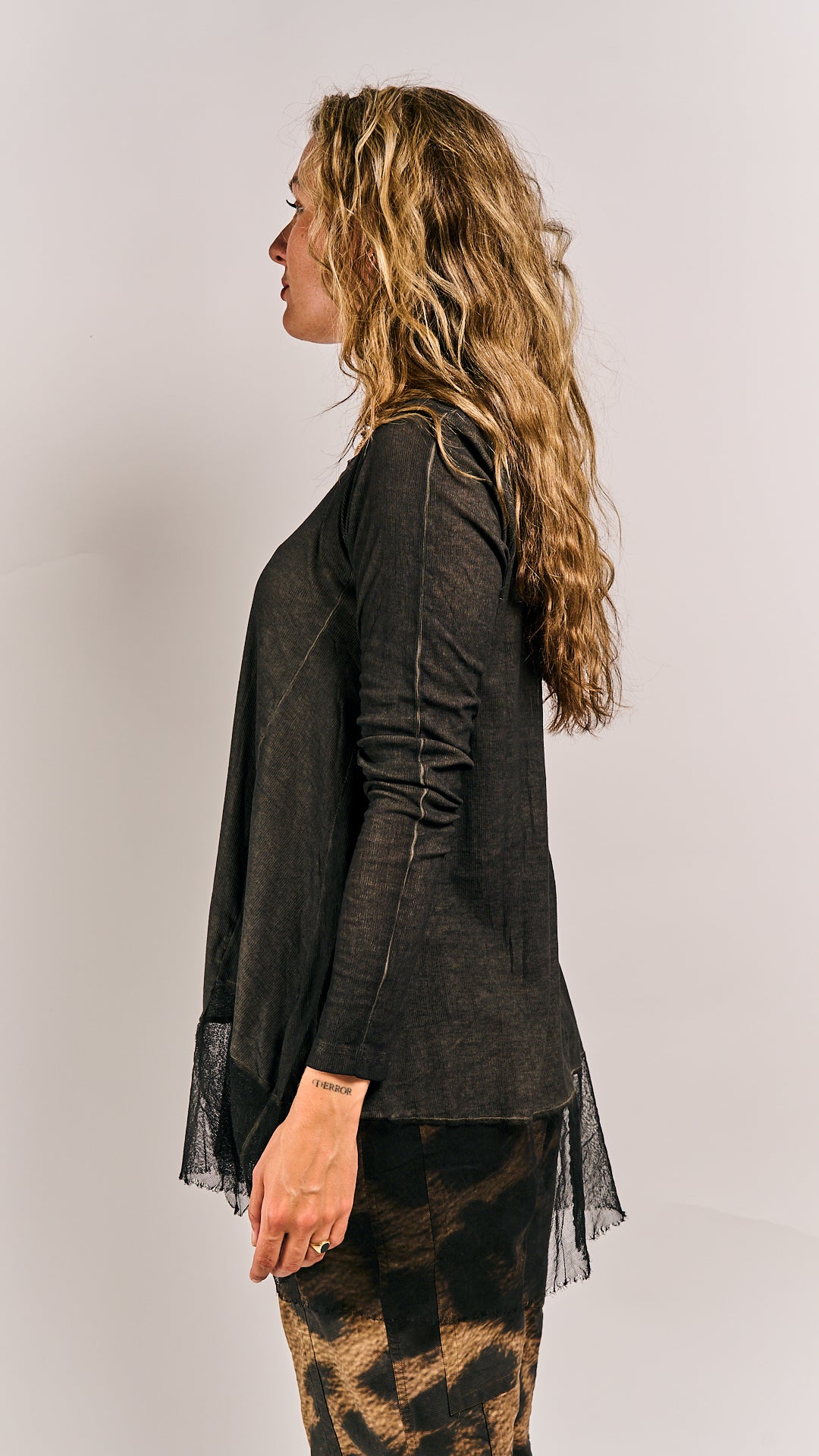 Rundholz DIP Shirt Black Cloud