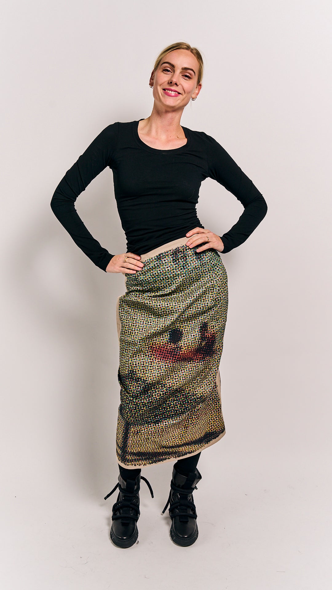 Rundholz DIP Skirt Scene Print