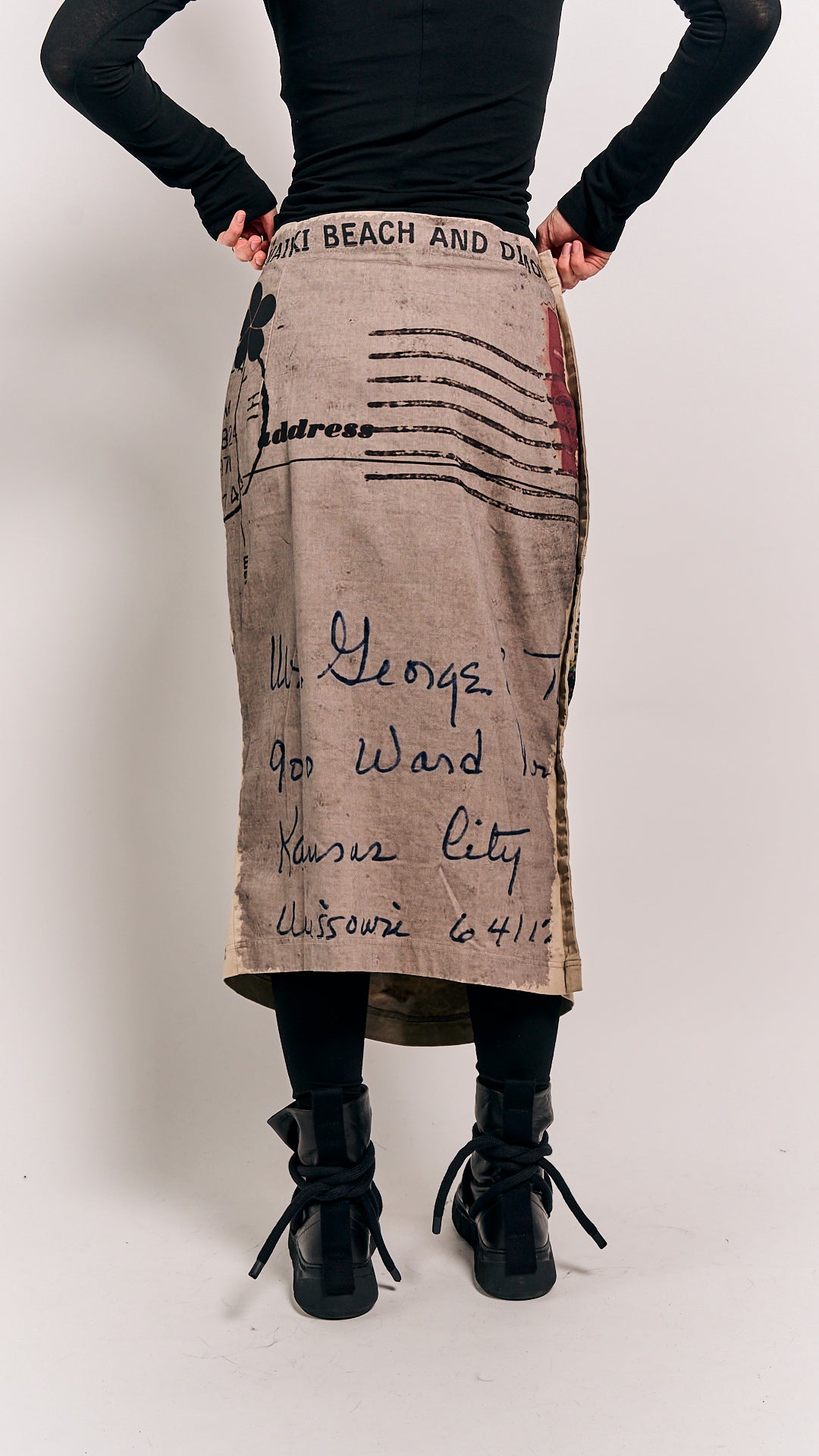 Rundholz DIP Skirt Scene Print