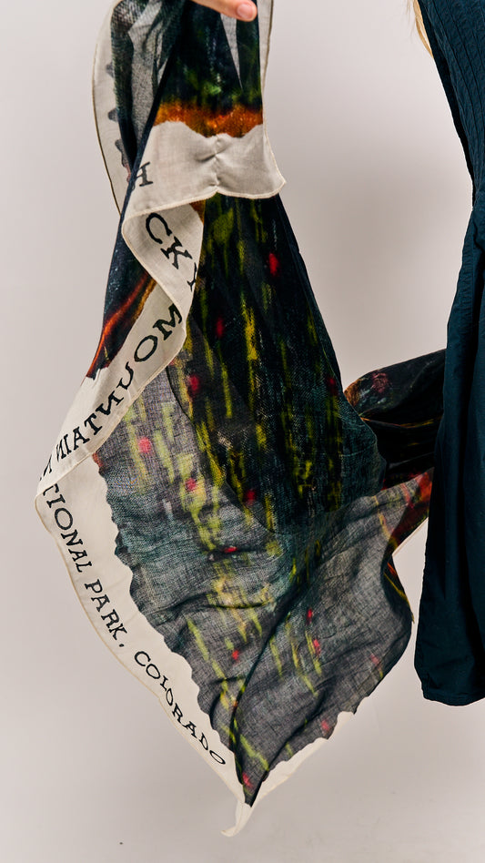 Rundholz Black Label Shawl Forest Print