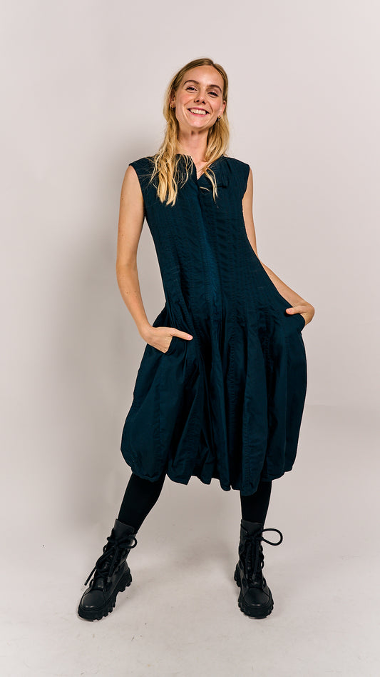 Rundholz Mainline Dress Petrol Cloud