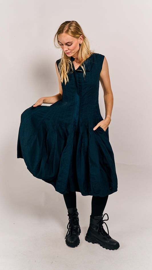 Rundholz Mainline Dress Petrol Cloud