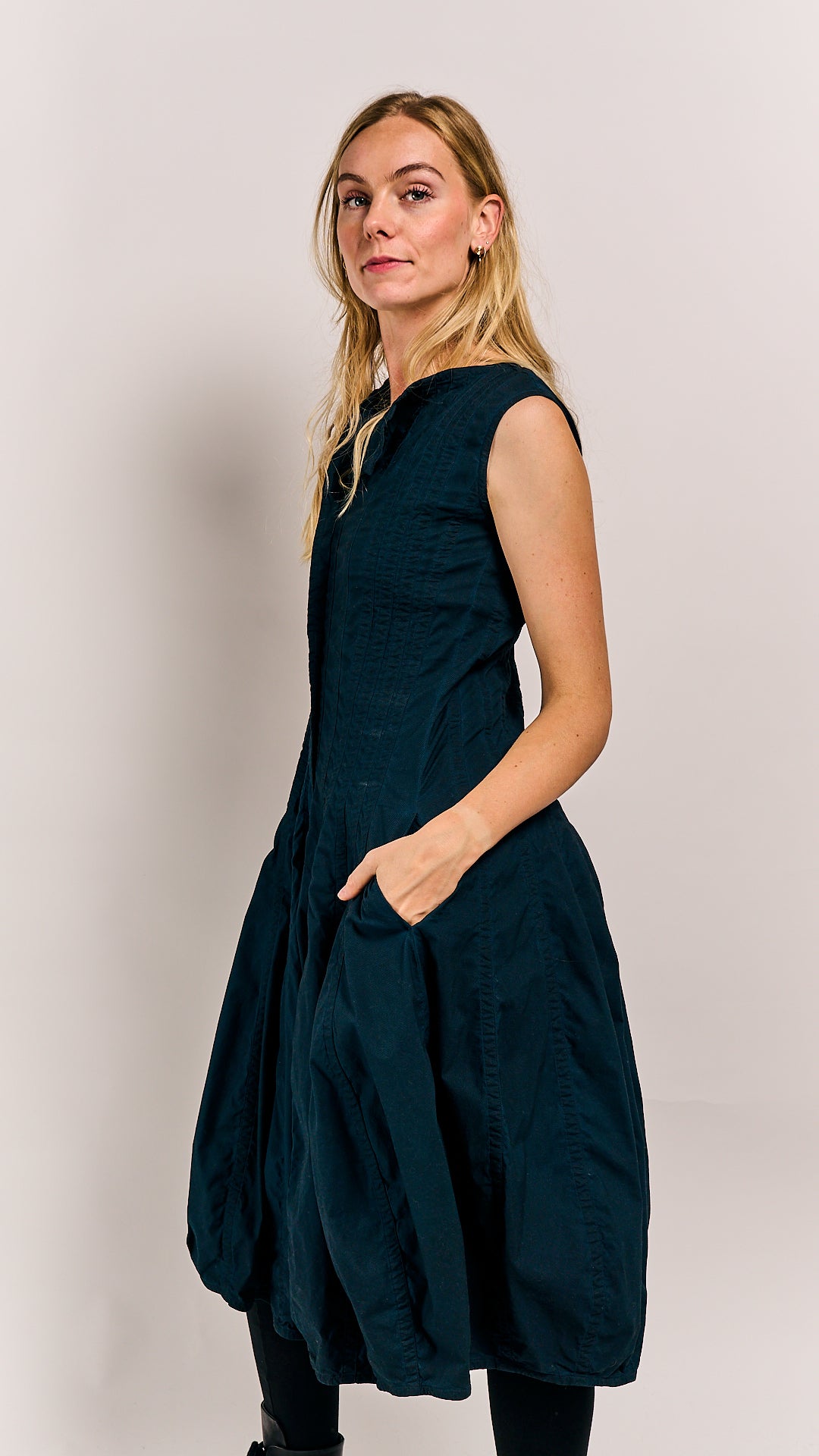 Rundholz Mainline Dress Petrol Cloud