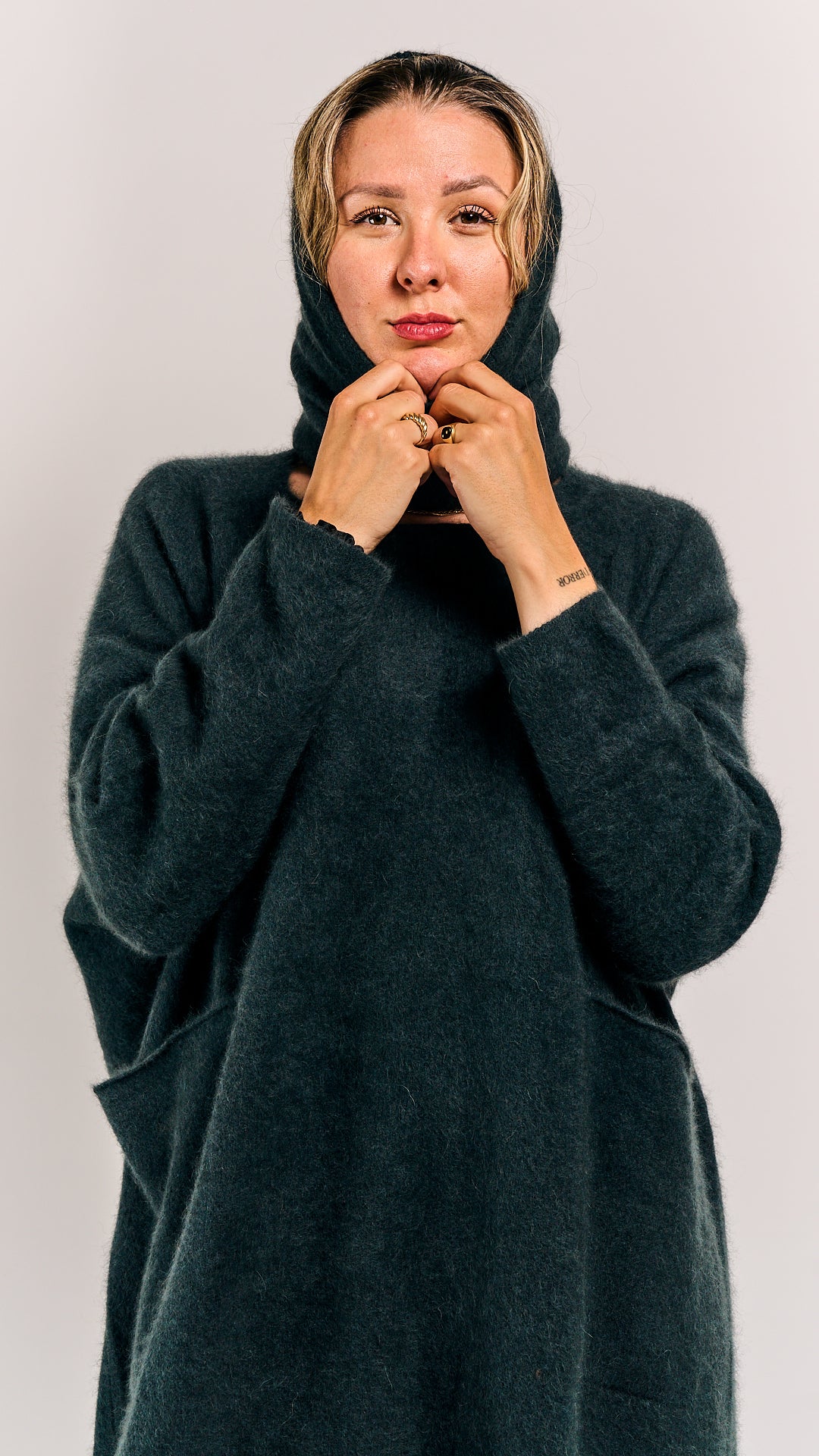 Rundholz Mainline Racoon Collar Petrol