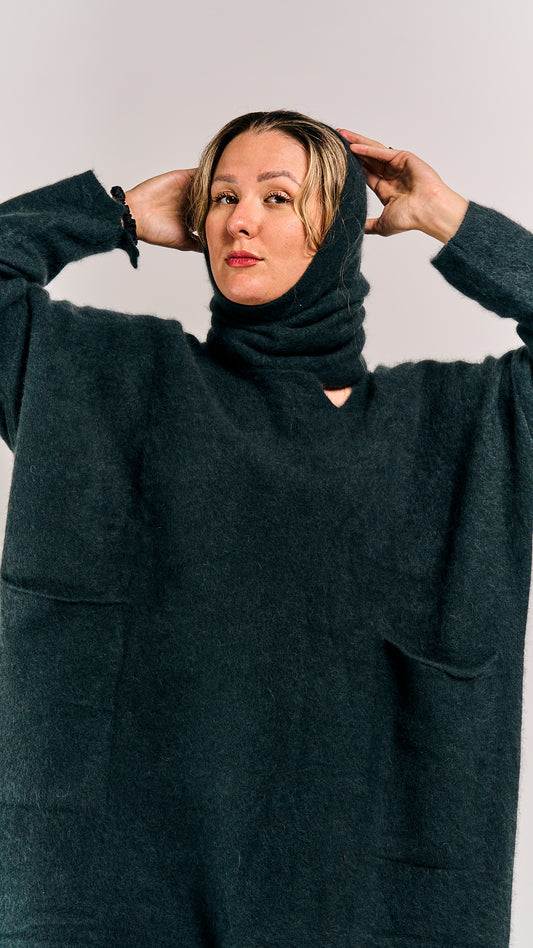 Rundholz Mainline Racoon Collar Petrol