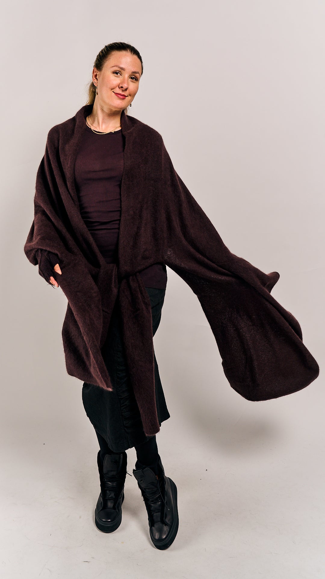 Rundholz Mainline Racoon Shawl Purple