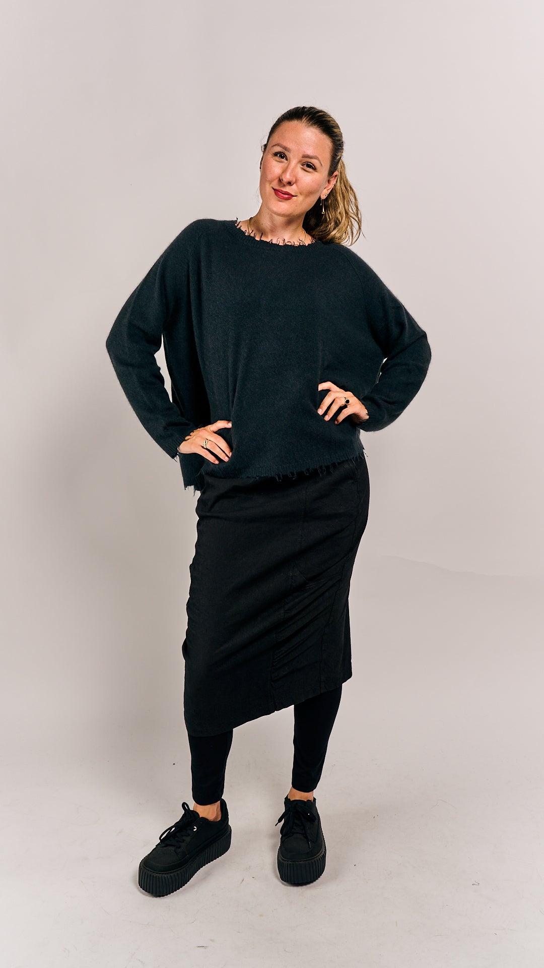 Rundholz Mainline Pullover Petrol