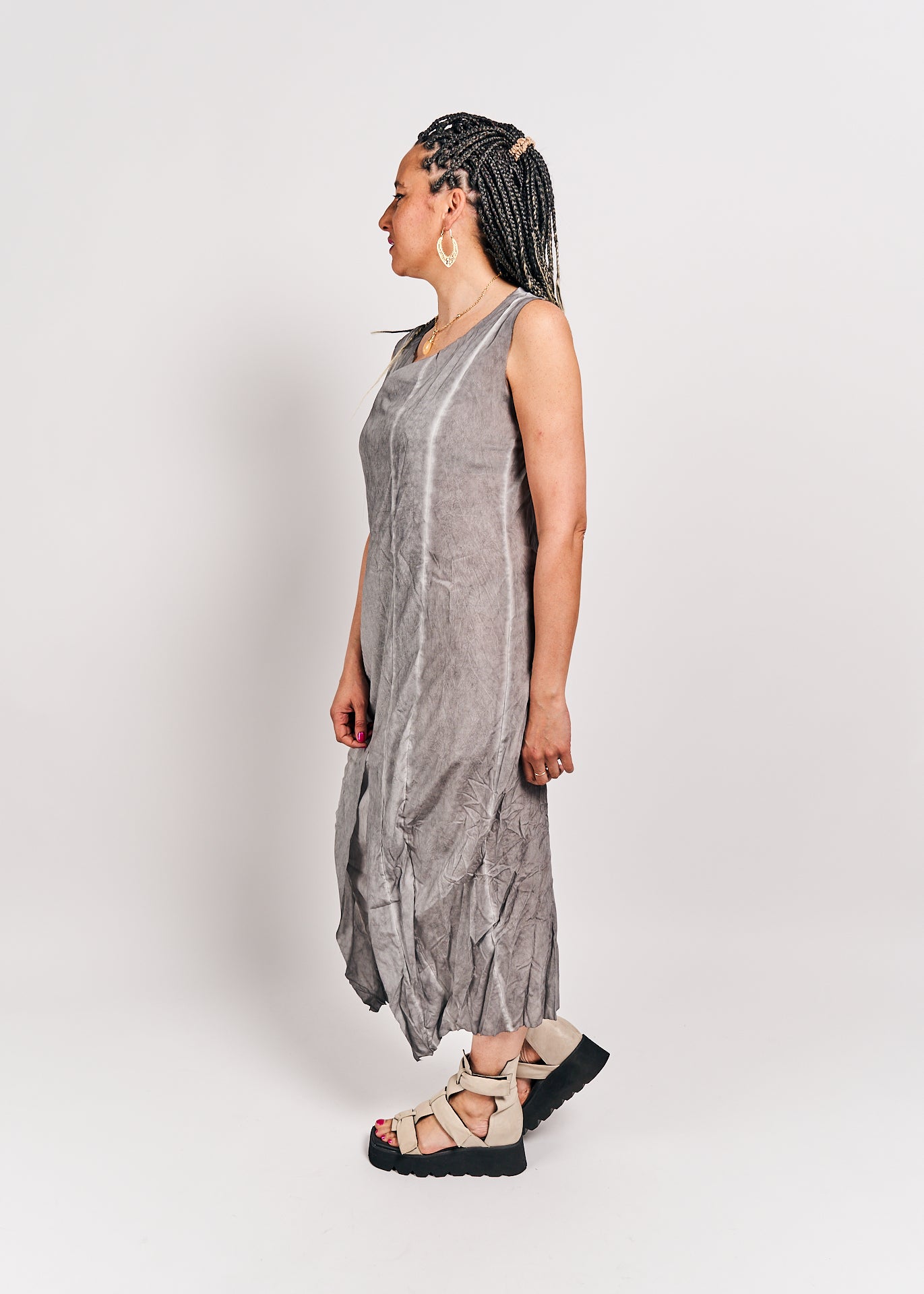 Rundholz Dip Dress Charcoal Cloud 70% size Extra Small