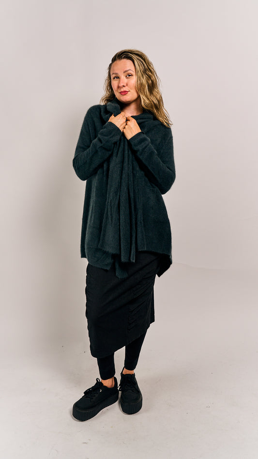 Rundholz Mainline Racoon Cardigan Petrol