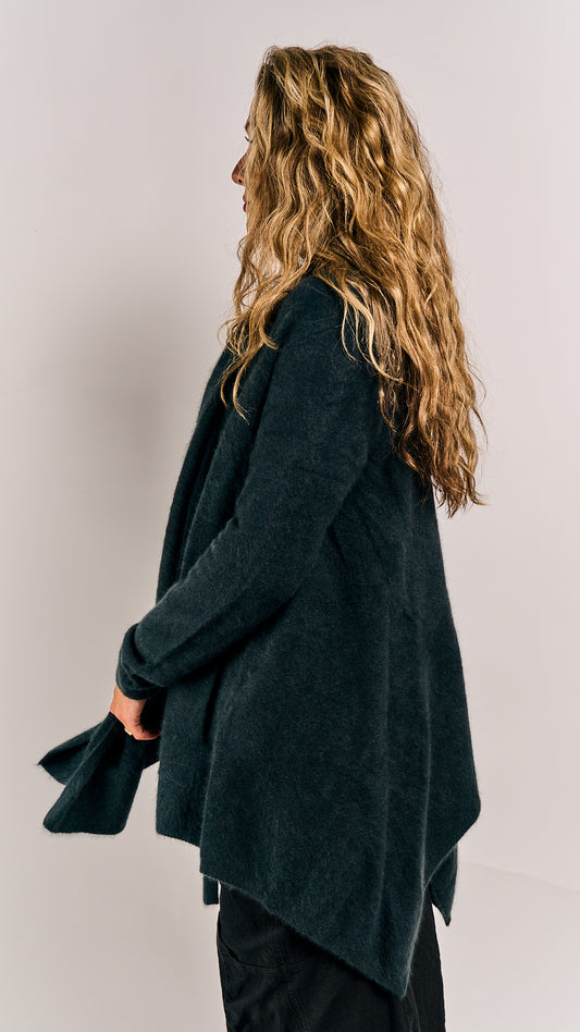 Rundholz Mainline Racoon Cardigan Petrol