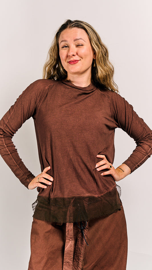 Rundholz DIP Shirt Henna Cloud
