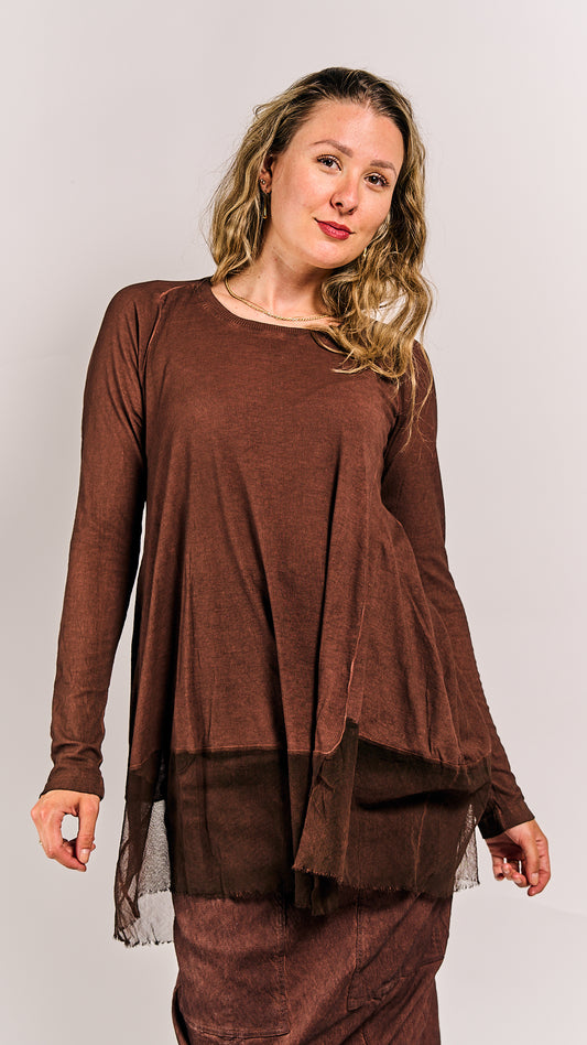 Rundholz DIP Shirt Henna Cloud
