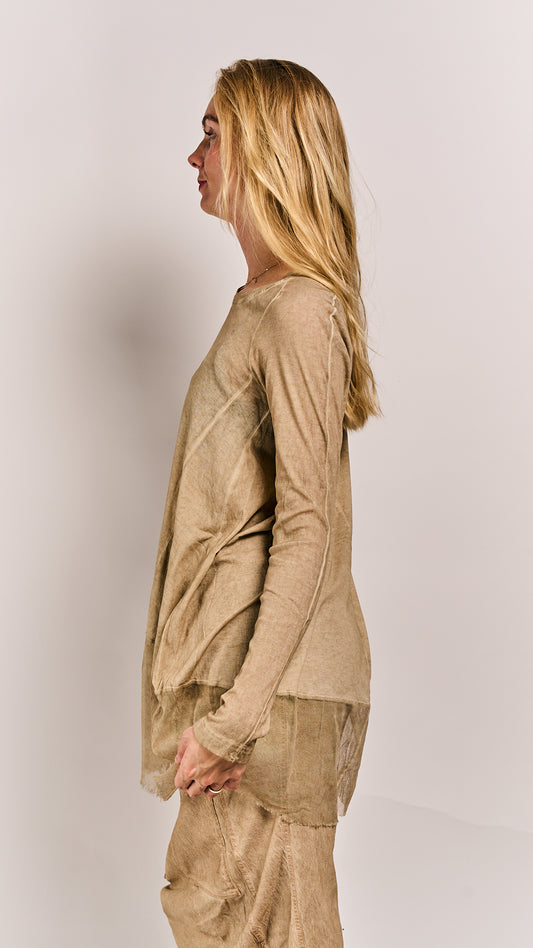 Rundholz DIP Shirt Clay Cloud