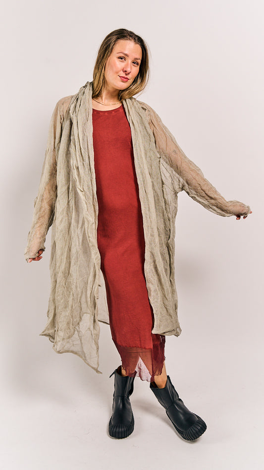Rundholz Mainline Coat Dust Melange size One Size