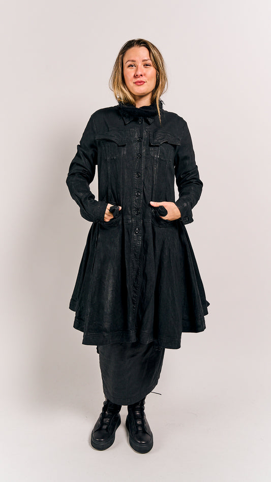 Rundholz Mainline Coat Black Gloss