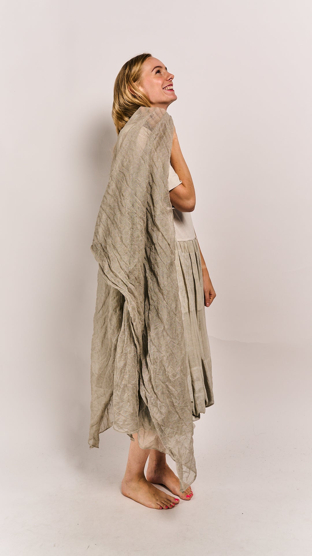 Rundholz Mainline Shawl Dust Melange