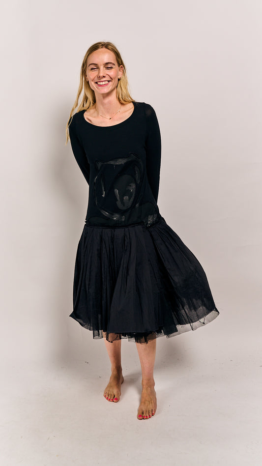Rundholz Mainline Dress Black Print