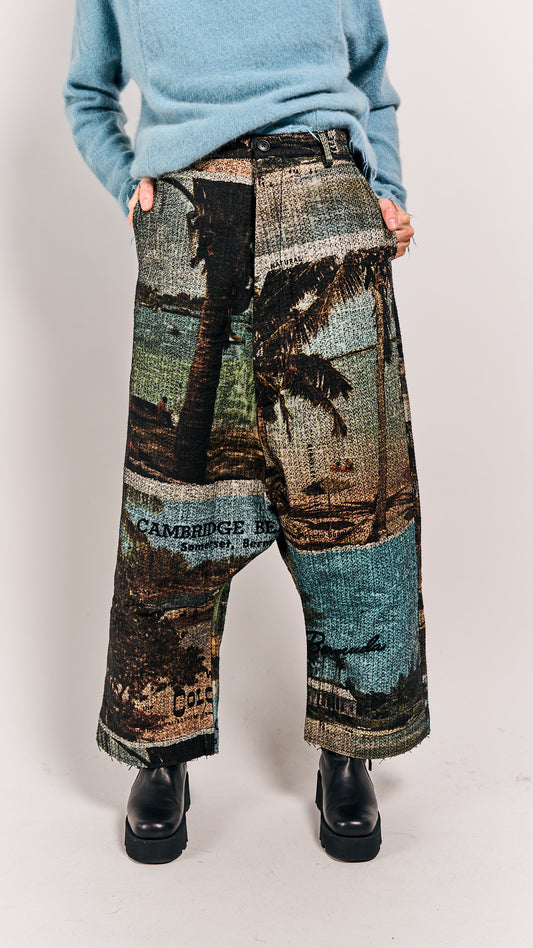Rundholz DIP Trousers Bermuda Print 3