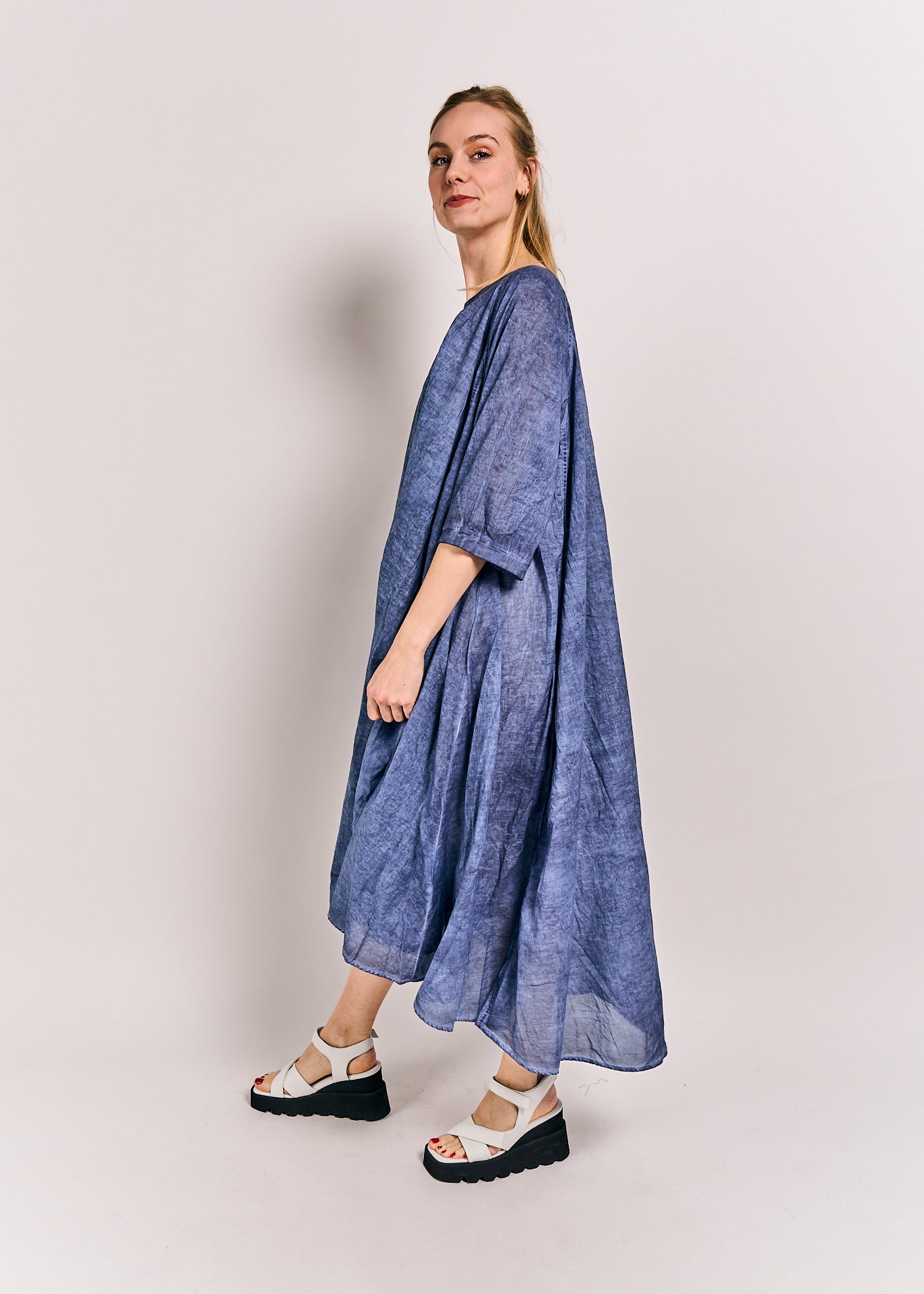 Black Label Dress Navy Cloud