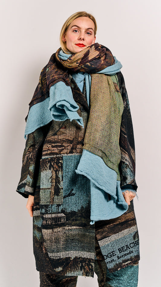 Rundholz DIP Shawl Lagoon