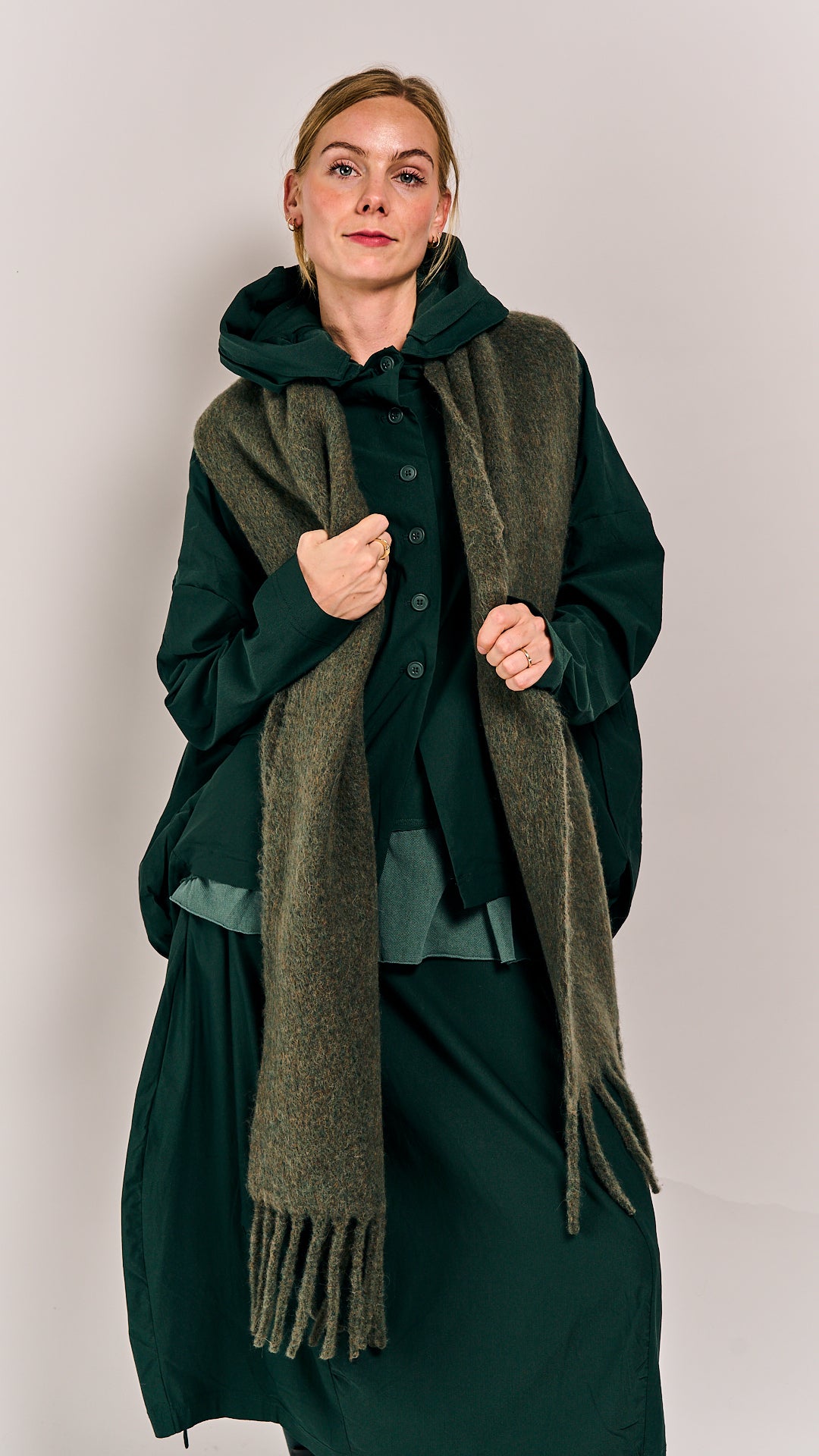 Rundholz Black Label Shawl Forest Melange