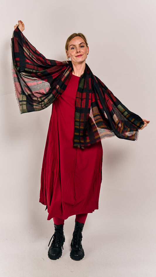 Rundholz Black Label Shawl Check Multicolor