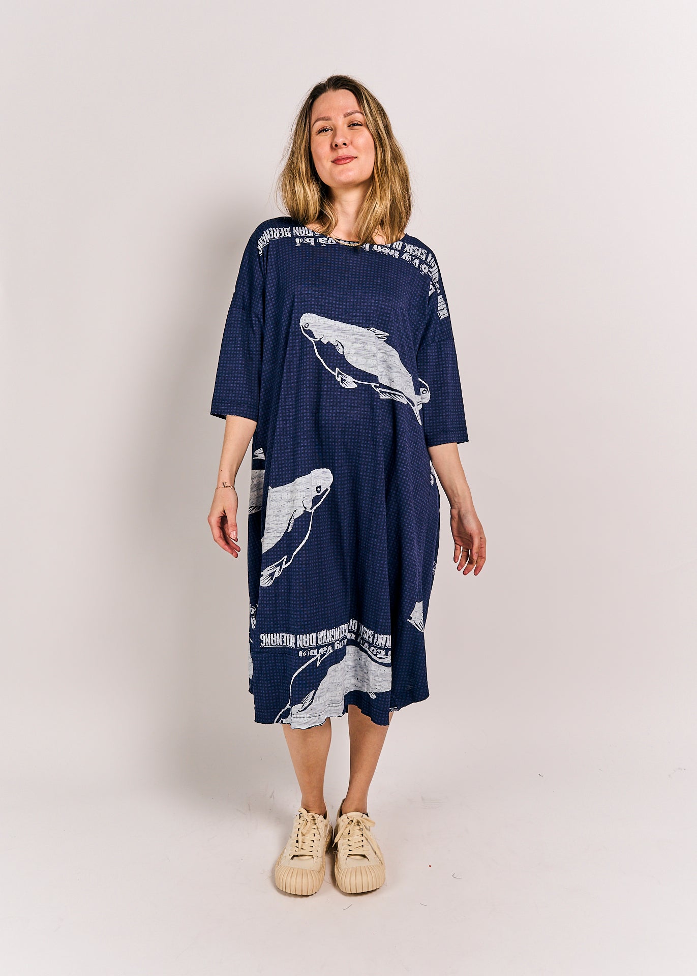 Rundholz Black Label Dress Navy Print