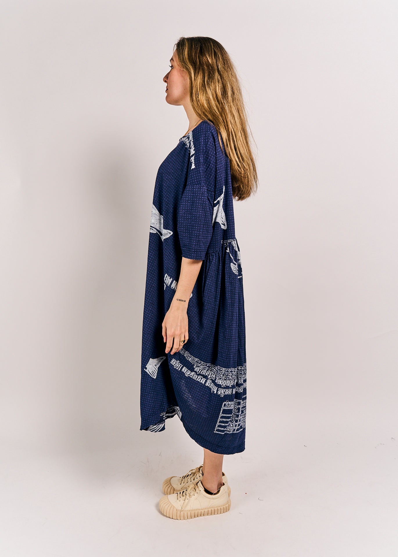 Rundholz Black Label Dress Navy Print