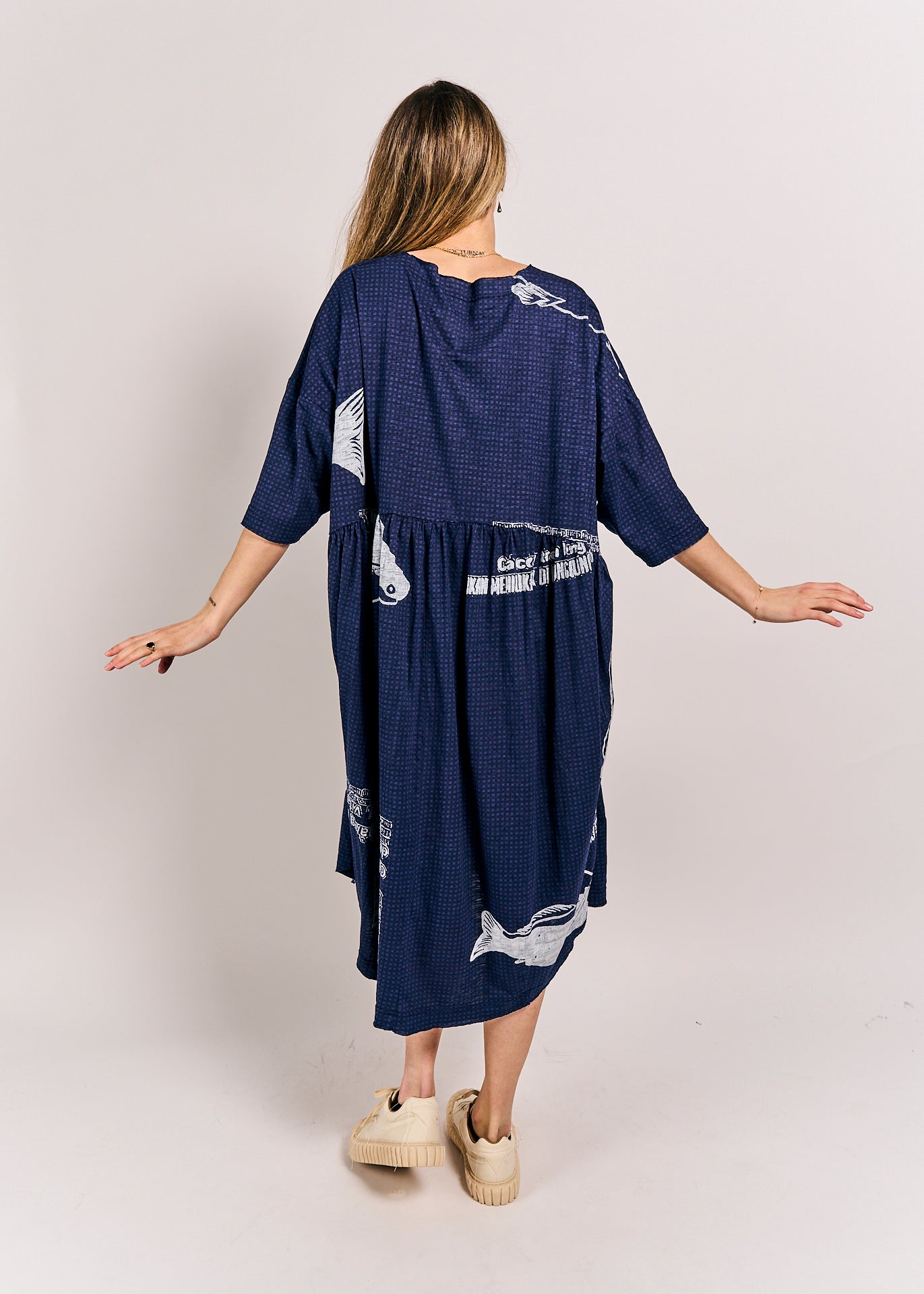 Rundholz Black Label Dress Navy Print