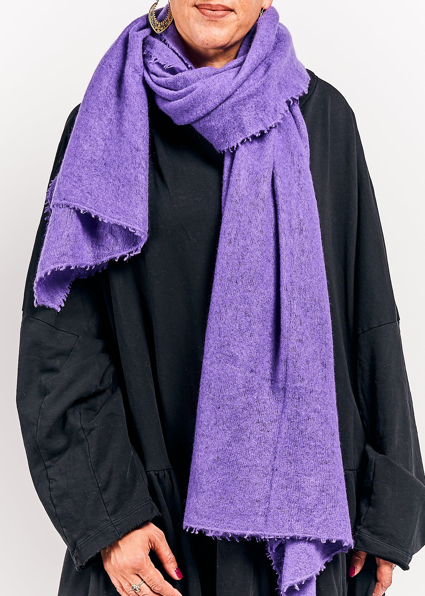 Purschoen Cashmere Shawl Pflaume