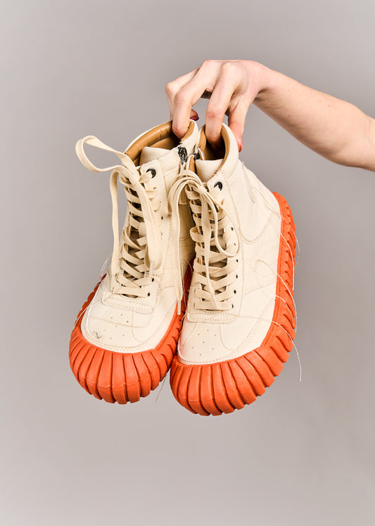 Rundholz DIP Hightop Shoes Greige Mandarine