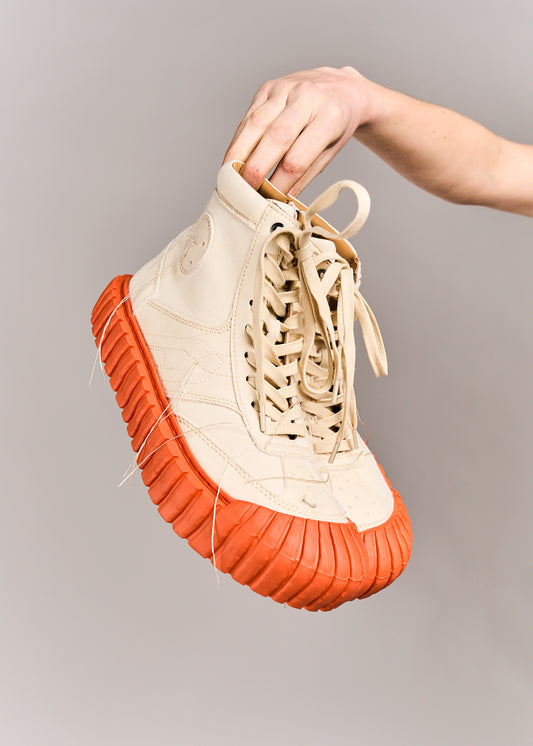 Rundholz DIP Hightop Shoes Greige Mandarine
