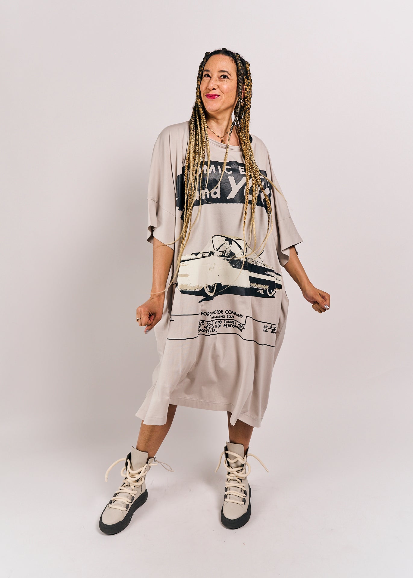 Rundholz Mainline Dress Moon Print