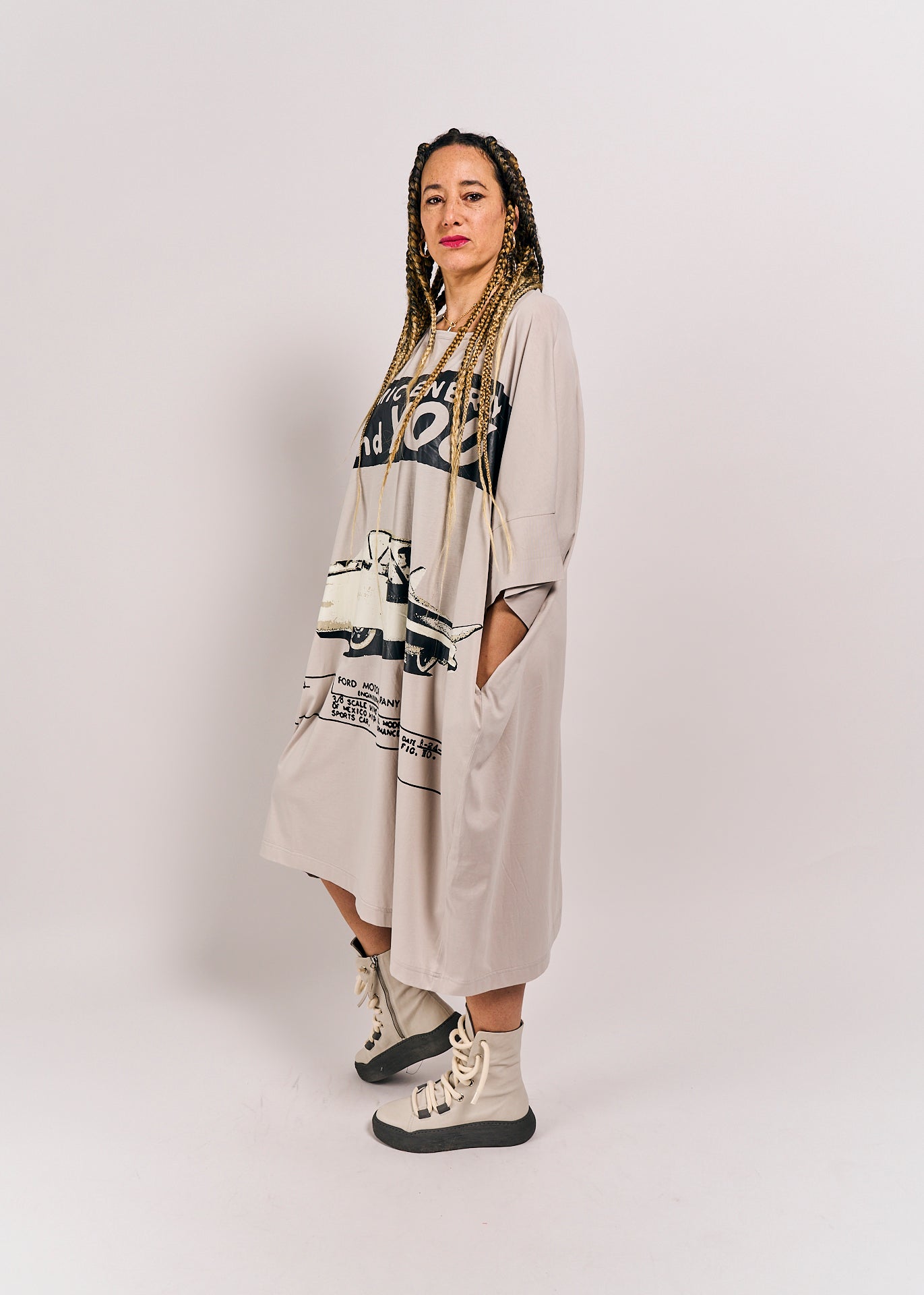 Rundholz Mainline Dress Moon Print