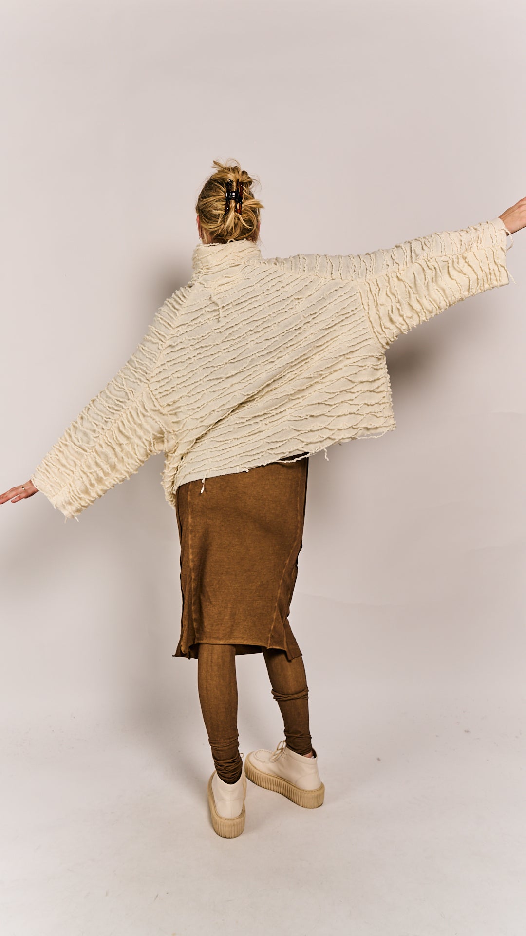 Rundholz DIP Pullover Ivory