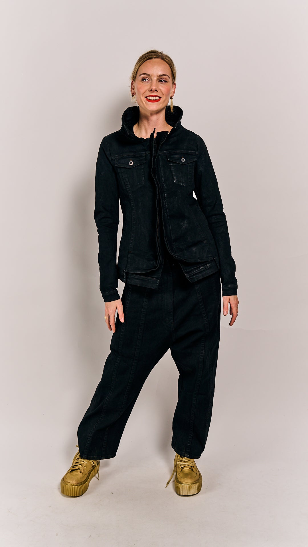 Rundholz Mainline Trousers Black Gloss