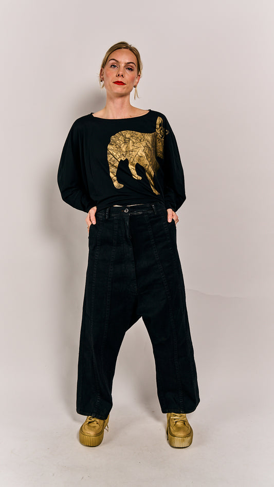 Rundholz Mainline Trousers Black Gloss