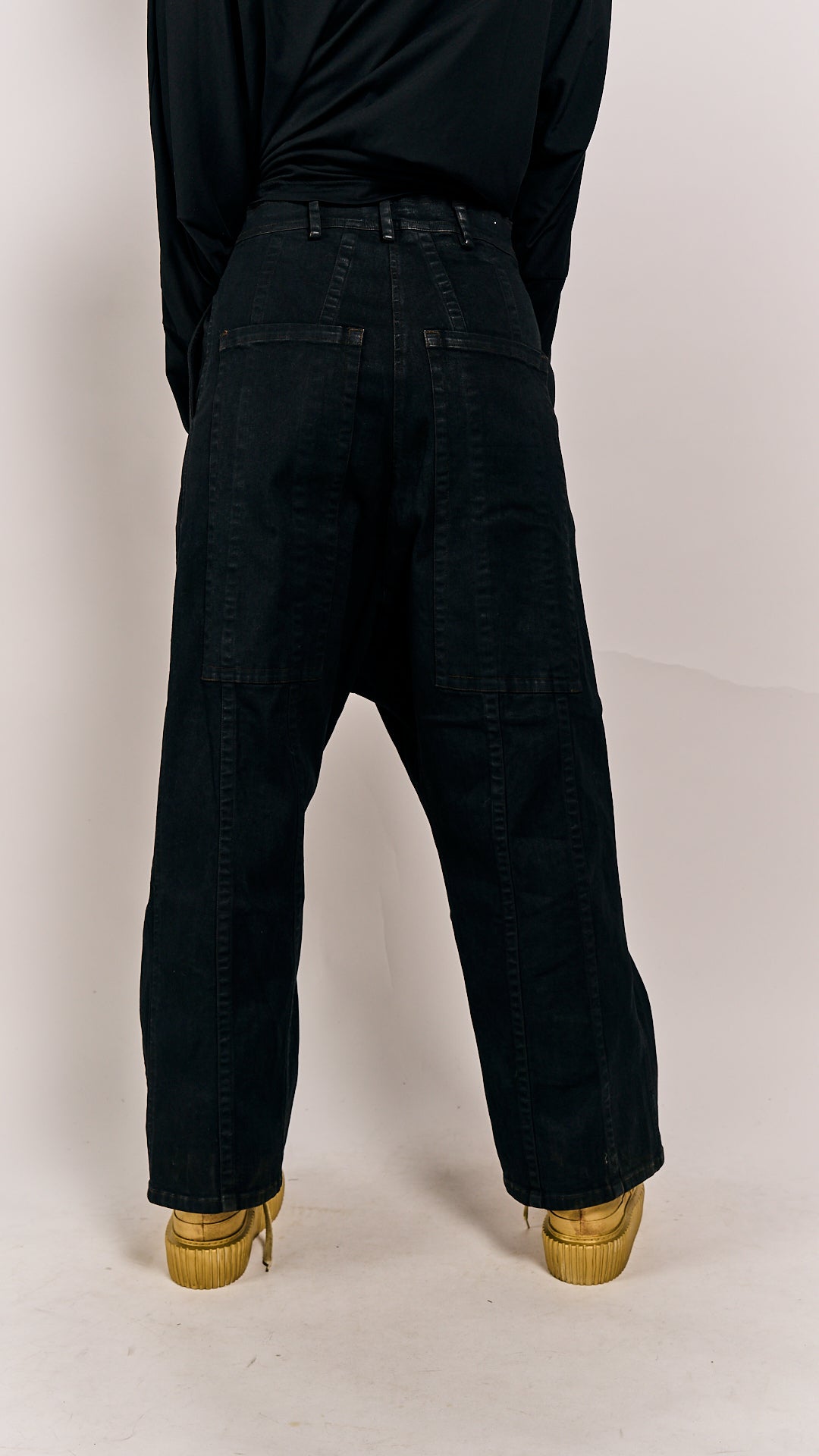 Rundholz Mainline Trousers Black Gloss